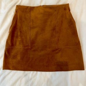 Banana Republic vegan suede mini skirt